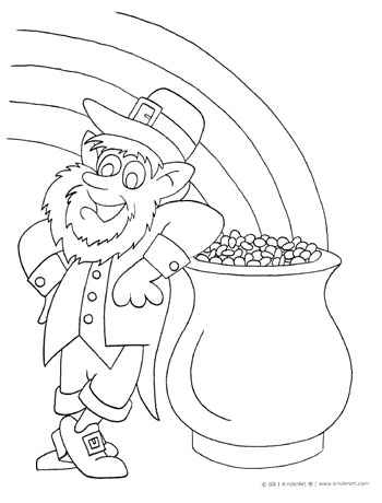 350x460 Free St. Patrick's Day Spring Coloring Pages To Print