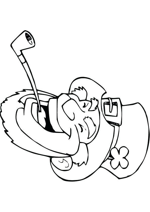 Leprechaun Coloring Pictures 595x842 Leprechaun Coloring Pictures