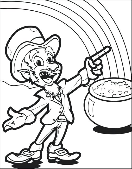 Leprechaun Pictures To Color 549x700 Leprechaun Pictures To Color