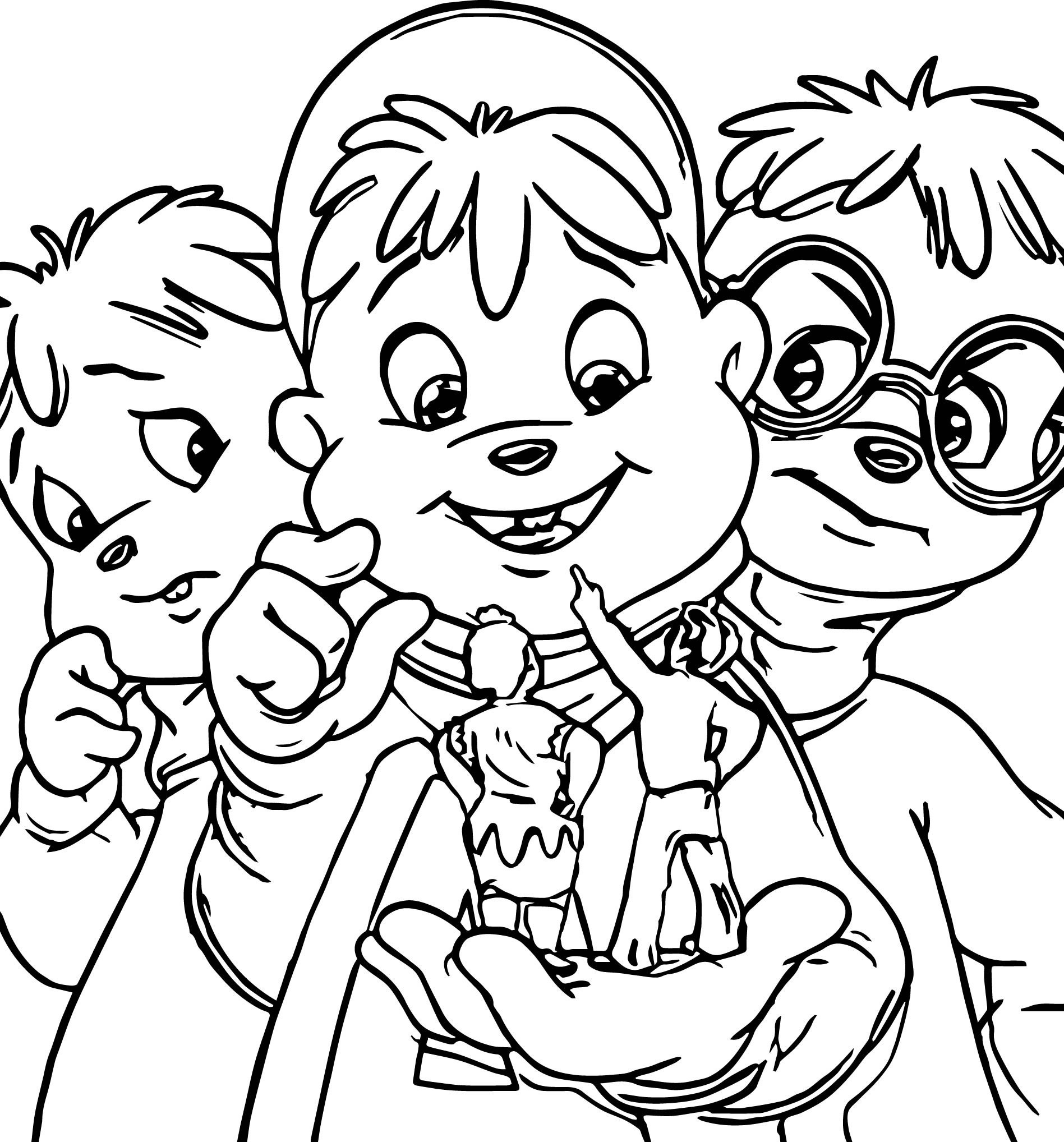 1897x2036 Free Printable Chipettes Coloring Pages For Kids Gallery
