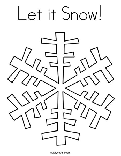 468x605 Let It Snow Coloring Page
