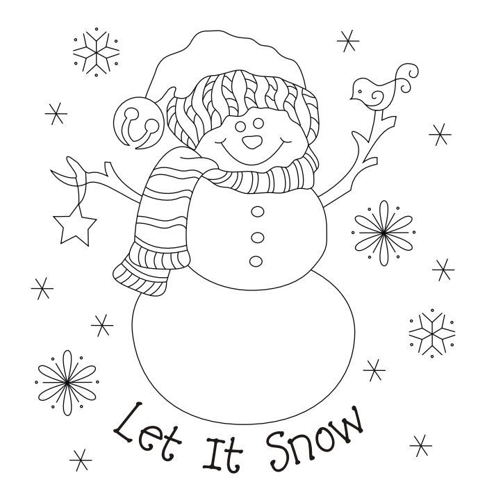 Let It Snow Coloring Pages at GetColorings.com | Free printable ...
