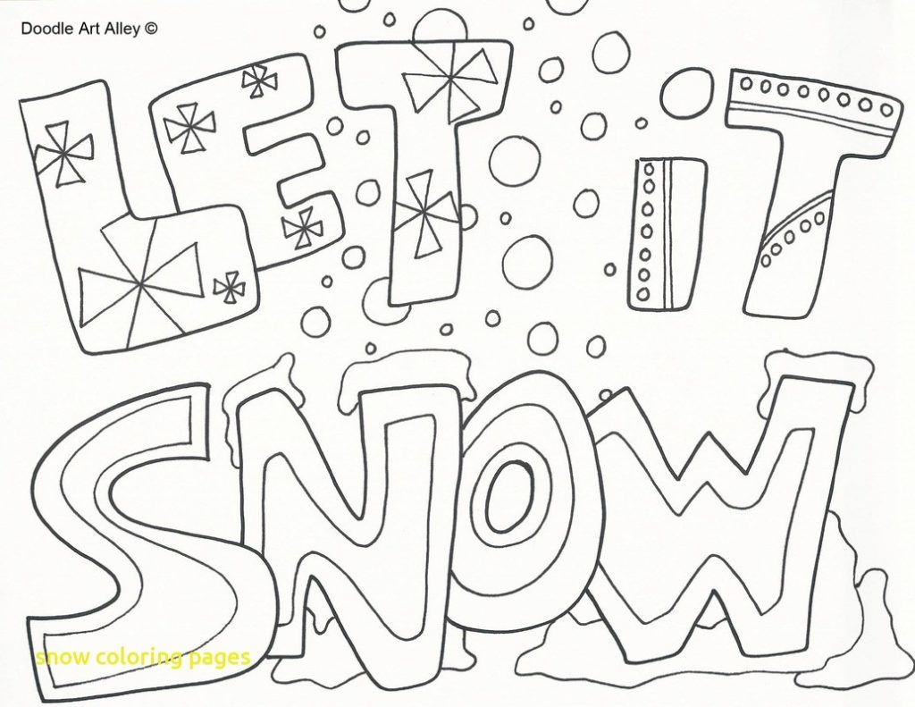 1024x791 Snow Coloring Pages
