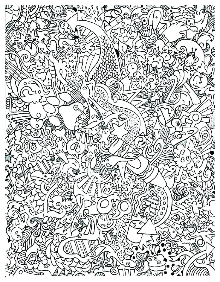 736x943 Free Doodle Coloring Pages Shippa.co