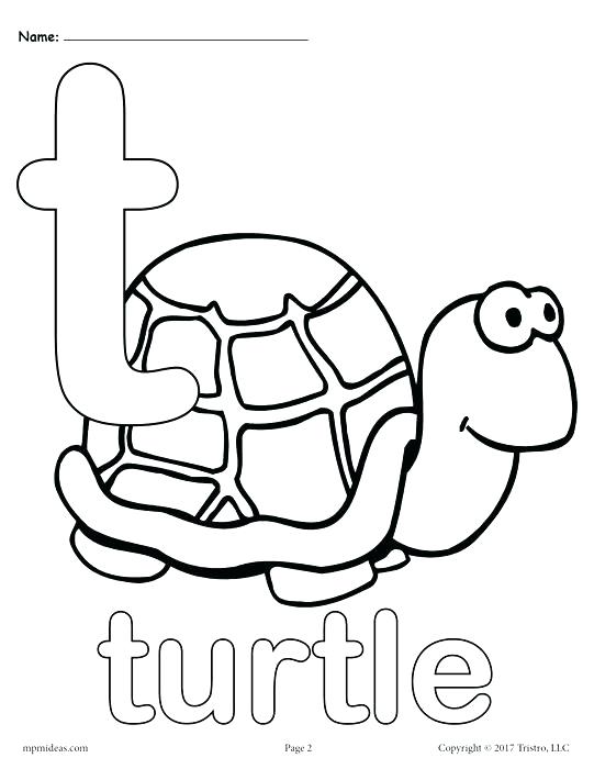 541x700 Color Pages For Toddlers Letter Coloring Page Lowercase Letter T