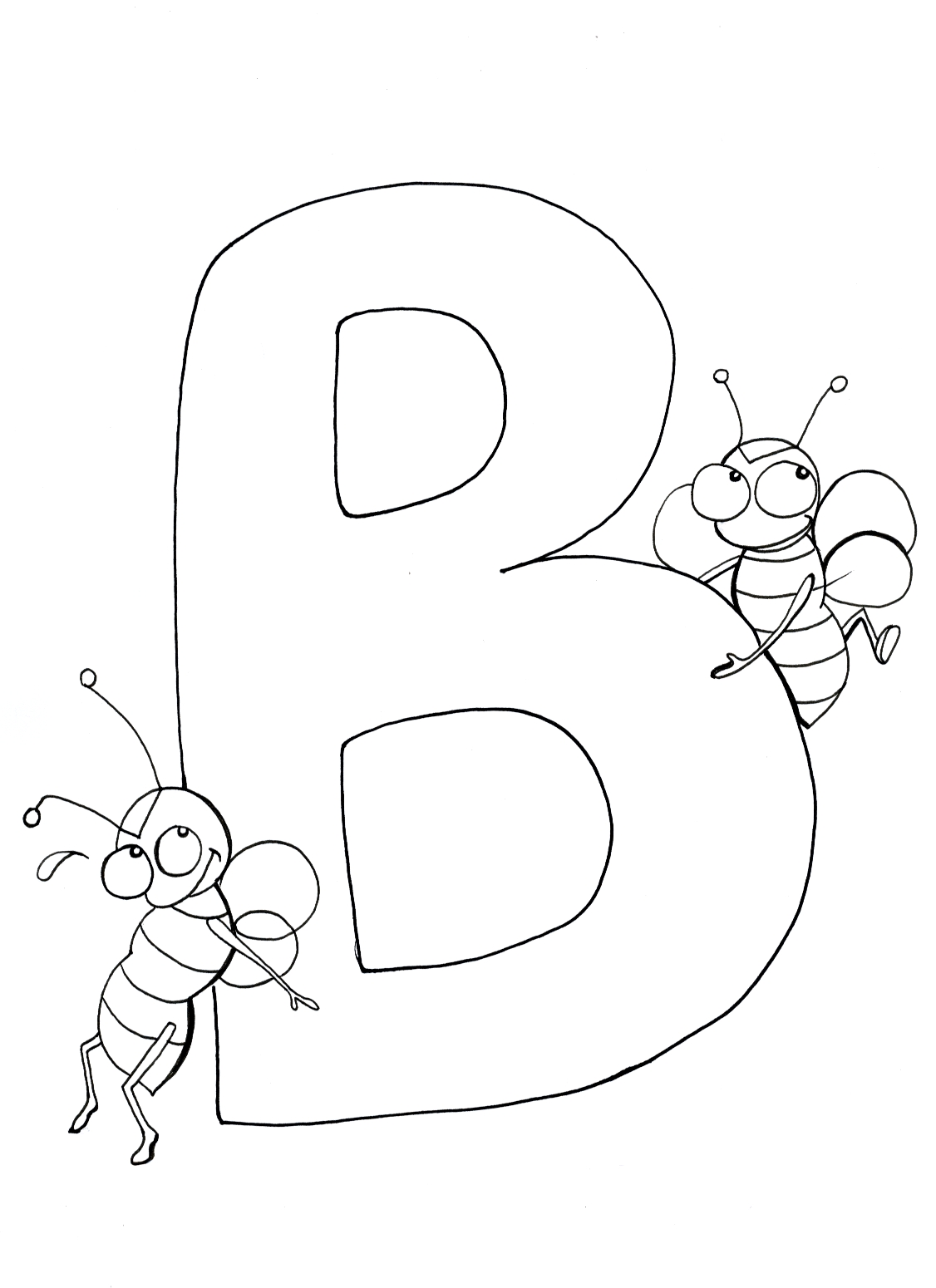 Letter B Coloring Pages at GetColorings.com | Free printable colorings ...