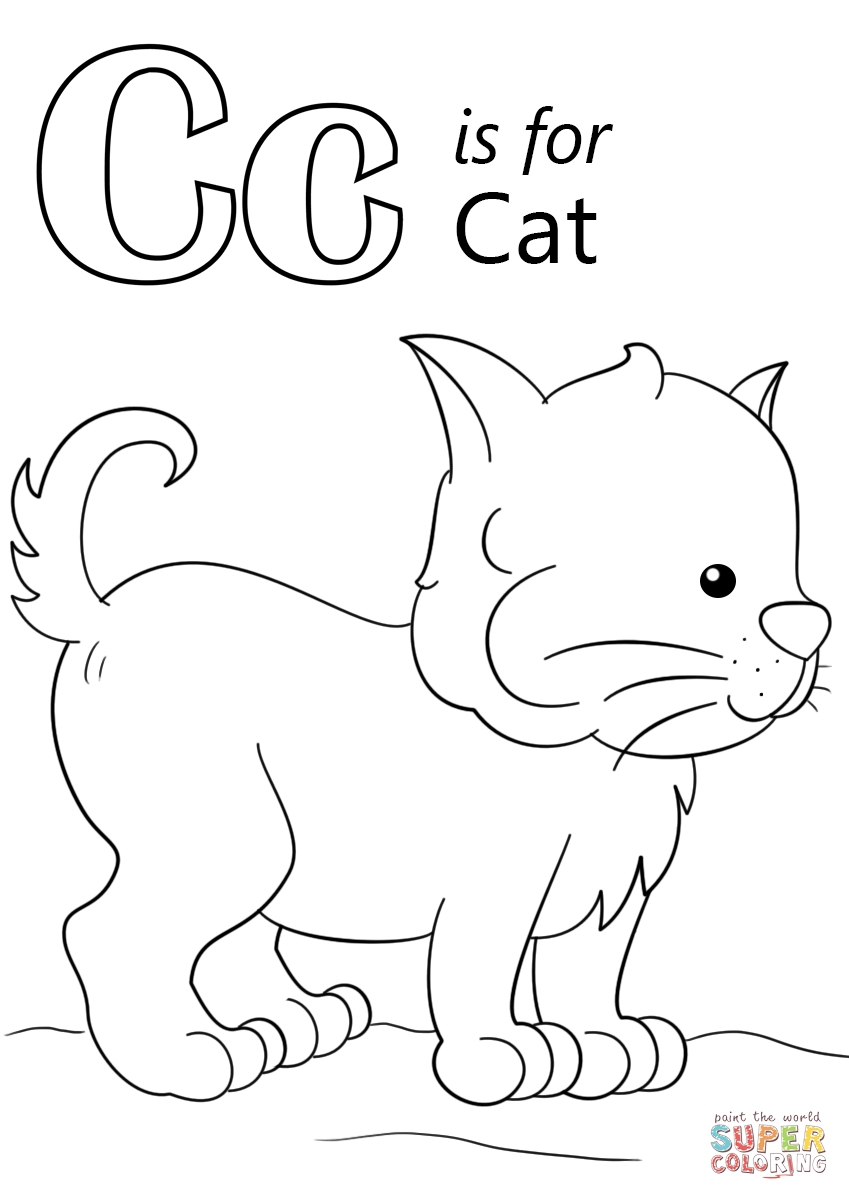 849x1200 Unlimited Letter C Coloring Sheets Printable