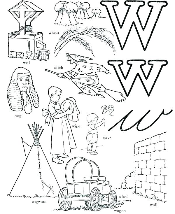 Letter C Coloring Pages Free 600x734 Letter C Coloring Pages Free