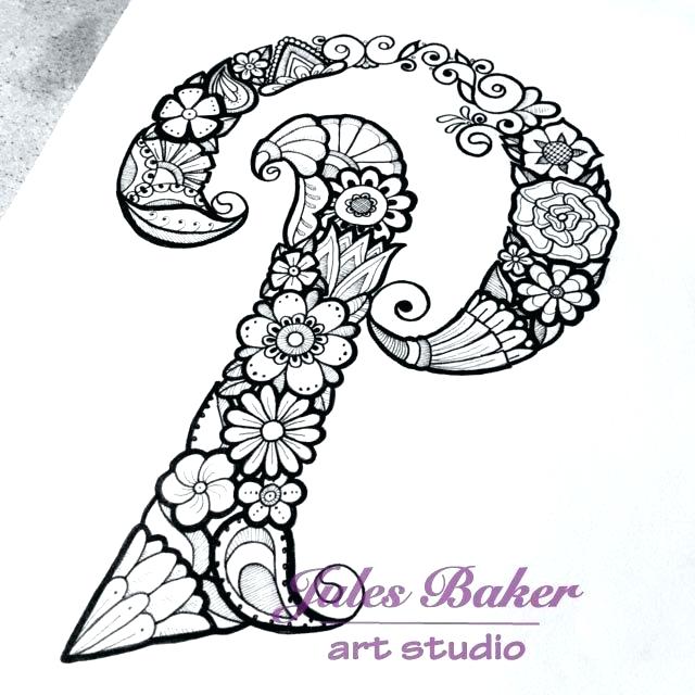 640x640 Letter P Coloring Page Letter P Coloring Pages Zoom Letter