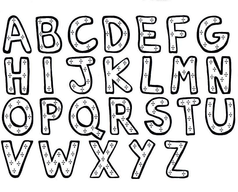 Letter Coloring Pages 819x660 Letter Coloring Pages