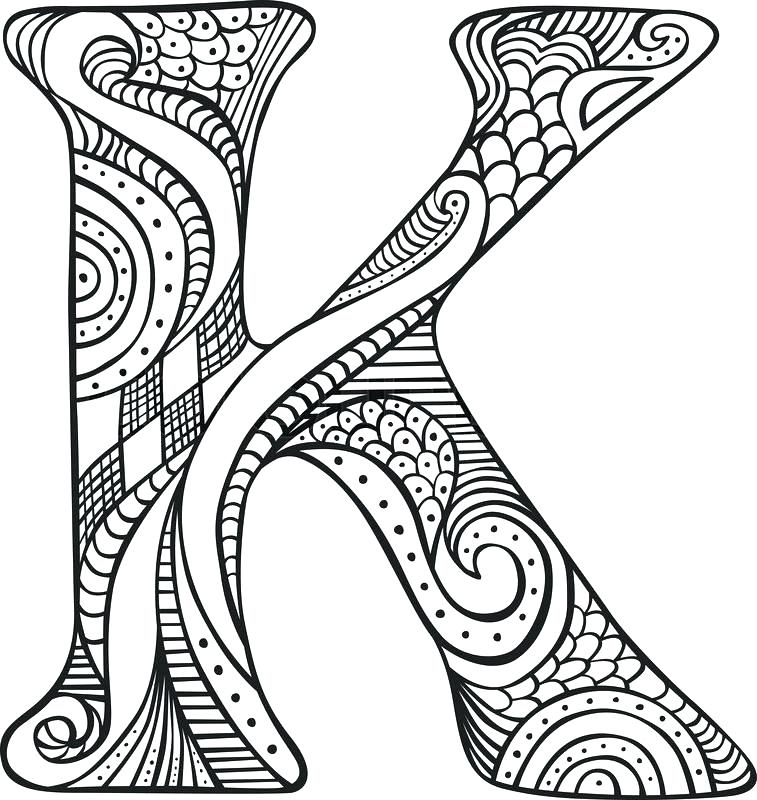 Letter Coloring Pages Free Letter K Coloring Sheet Hand Drawn 757x800 Letter Coloring Pages Free Letter K Coloring Sheet Hand Drawn