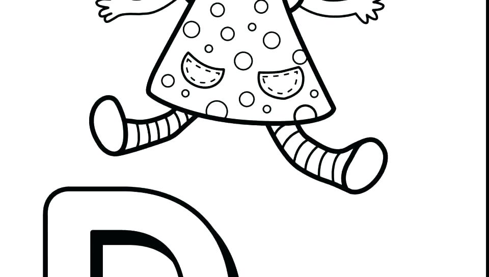 960x544 Letter D Coloring Sheet Letter D Coloring Page For Preschool Kids