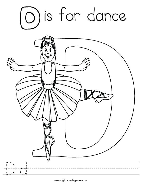 Letter D Coloring Page 3 Letters Of The Alphabet 612x790 Letter D Coloring Page 3 Letters Of The Alphabet