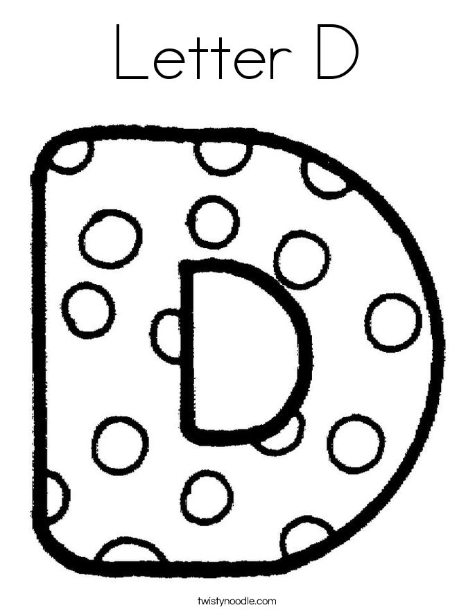 Letter D Coloring Pages 685x886 Letter D Coloring Pages