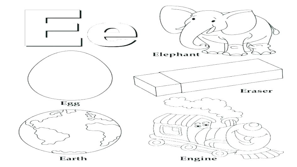 945x532 Letter E Coloring Pages Preschool Le E Coloring Page E Coloring