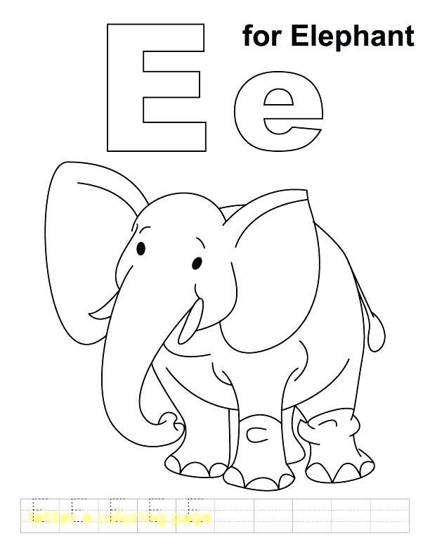 612x792 E Coloring Page E Coloring Pages Letter E Coloring Page With E