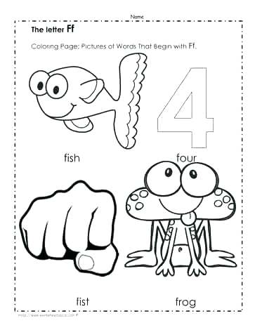 363x470 Letter F Coloring Pages The Letter F Coloring Pictures Lowercase