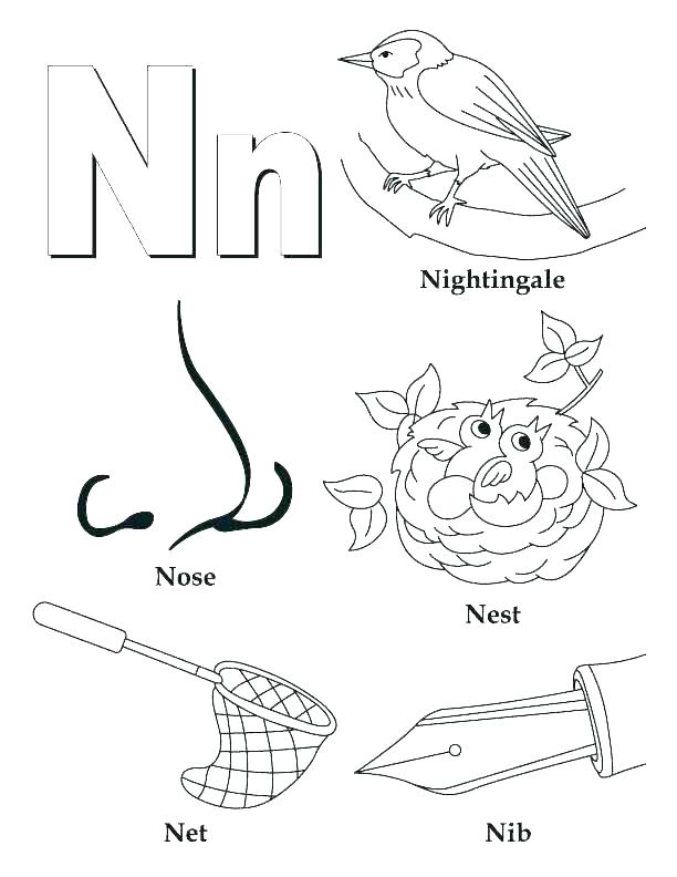 612x792 Letter F Coloring Pages For Preschoolers Shippa.co