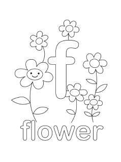 238x320 Alphabet Coloring Pages