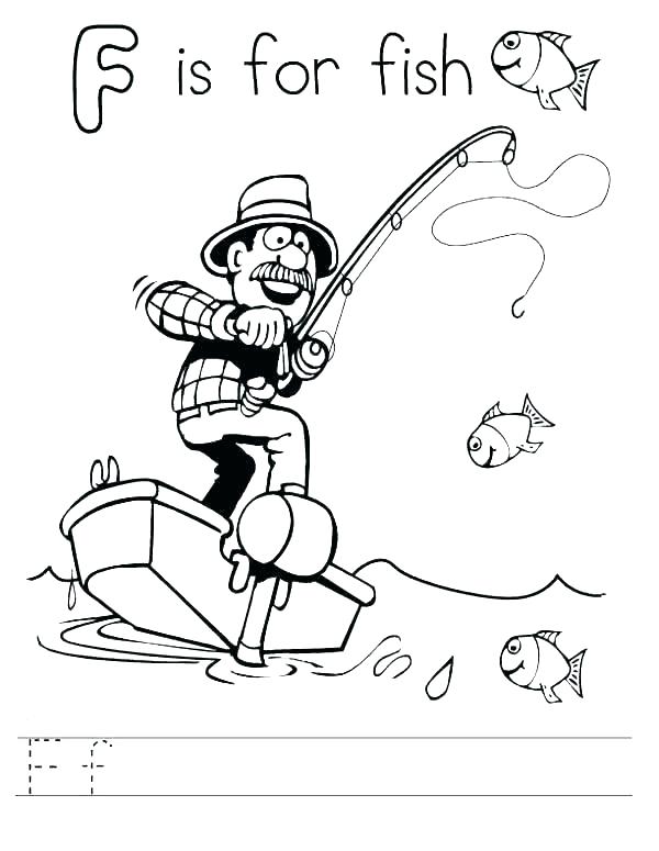 600x775 Letter F Coloring Pages For Preschoolers
