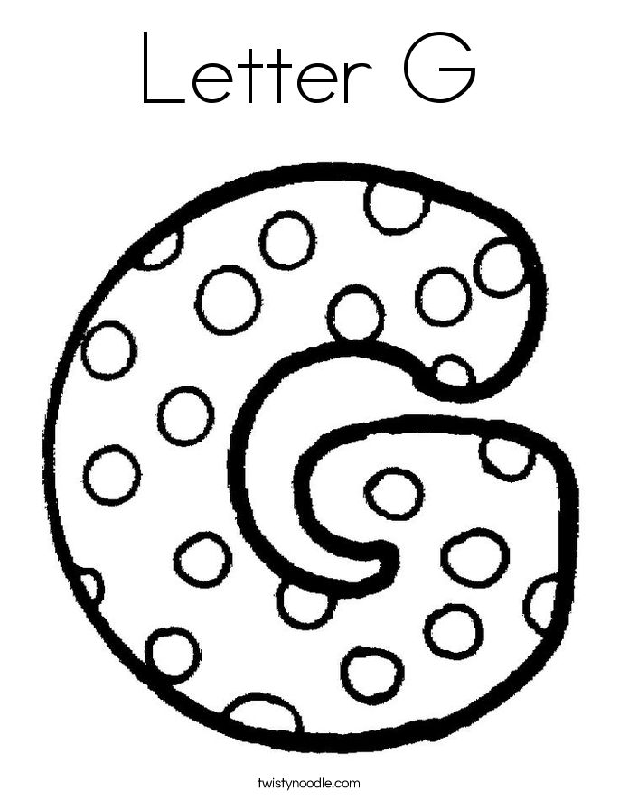 Letter G Coloring Page 685x886 Letter G Coloring Page