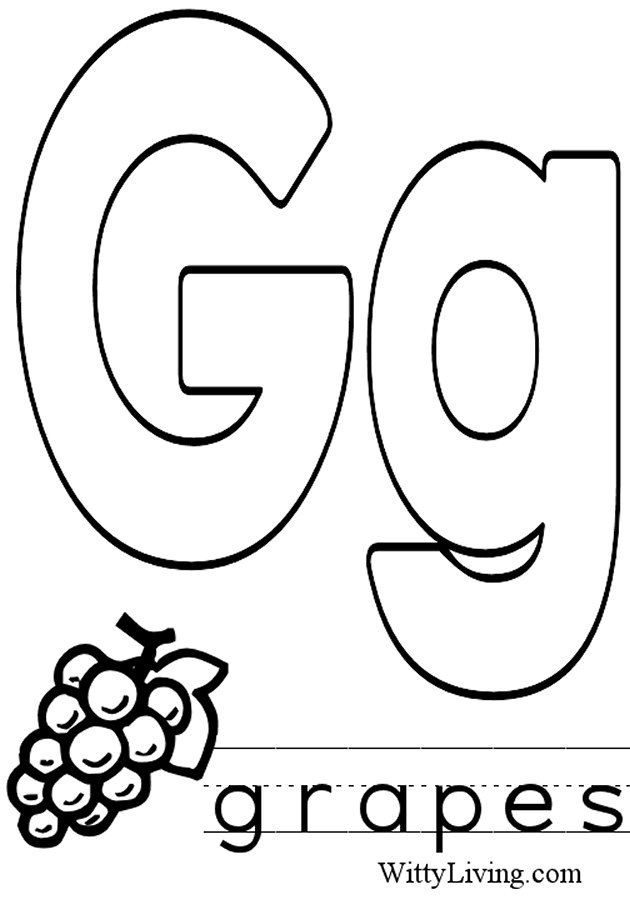Letter G Coloring Pages Preschool Coloring Pages Letter G Kids 630x900 Letter G Coloring Pages Preschool Coloring Pages Letter G Kids