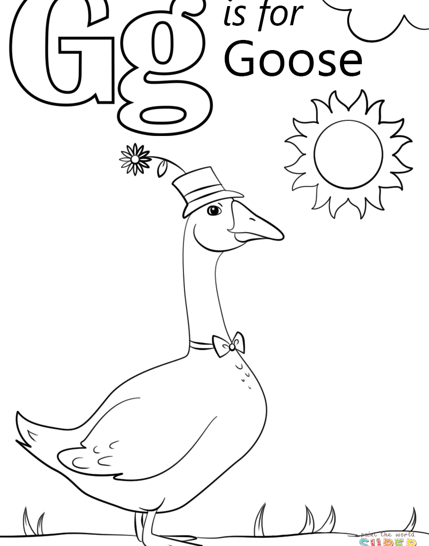 Kids Under Letter G Worksheets And Coloring Page Free Printable 849x1080 Kids Under Letter G Worksheets And Coloring Page Free Printable
