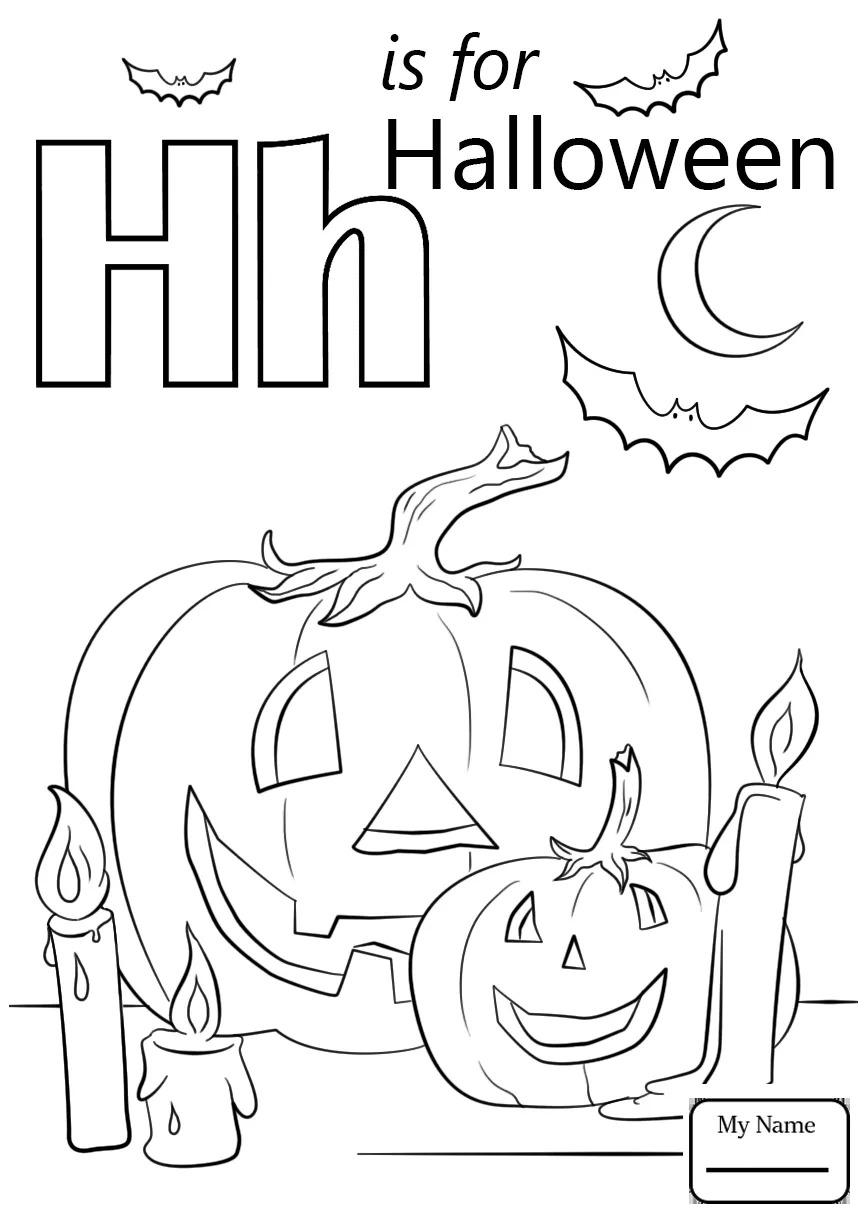 866x1224 Letter H Coloring Pages