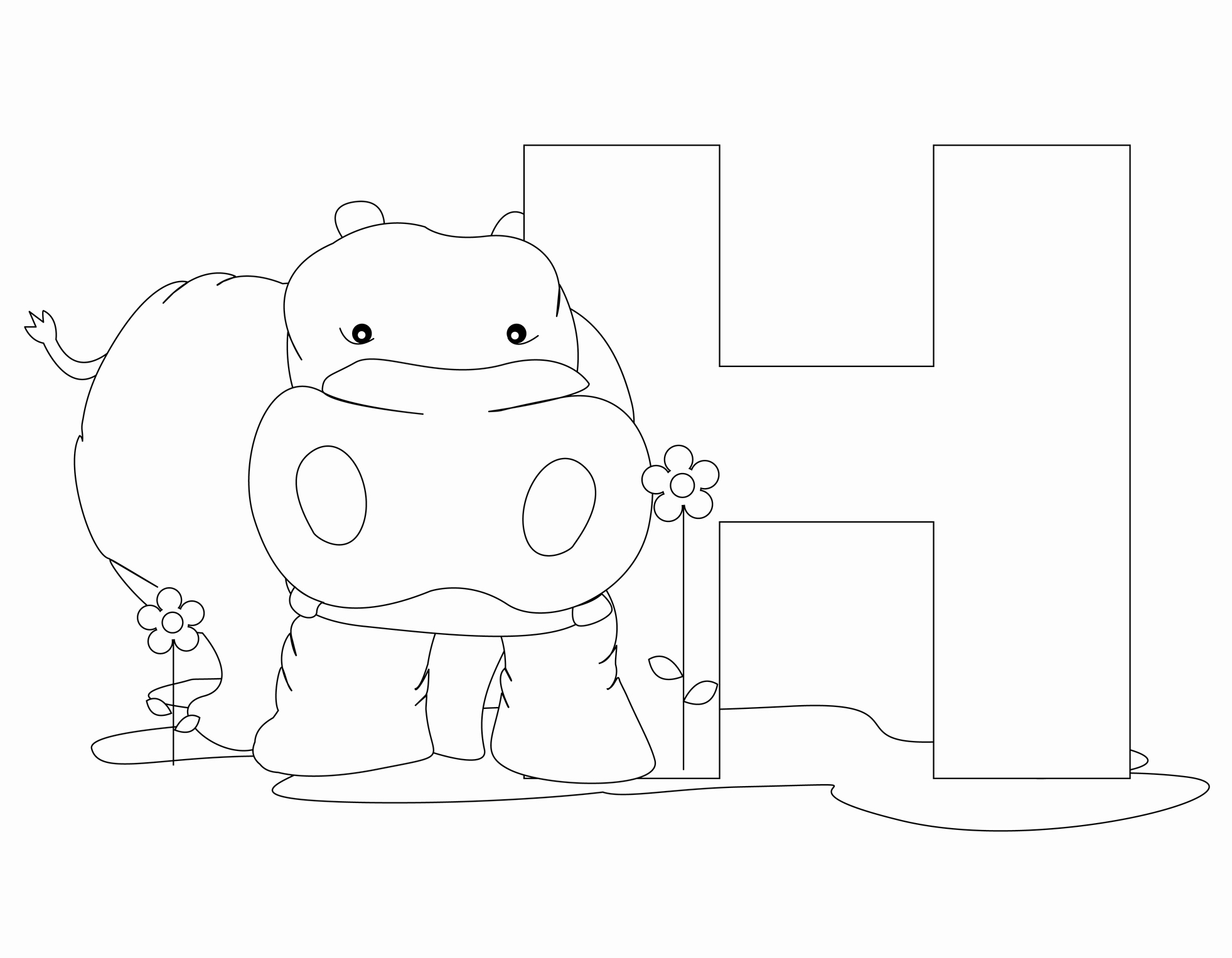 1963x1527 Letter H Coloring Pages With Wallpaper Free Letter C Coloring