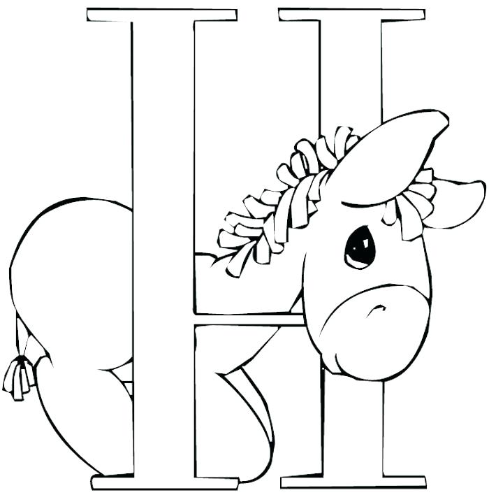 H Coloring Pages 700x708 H Coloring Pages