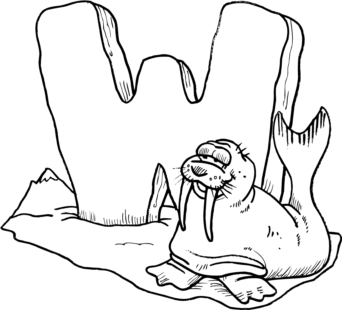 Letter W Coloring Pages 1172x1062 Letter W Coloring Pages