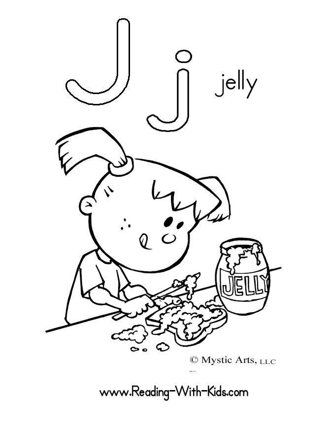 Letter J Coloring Sheet 670x863 Letter J Coloring Sheet