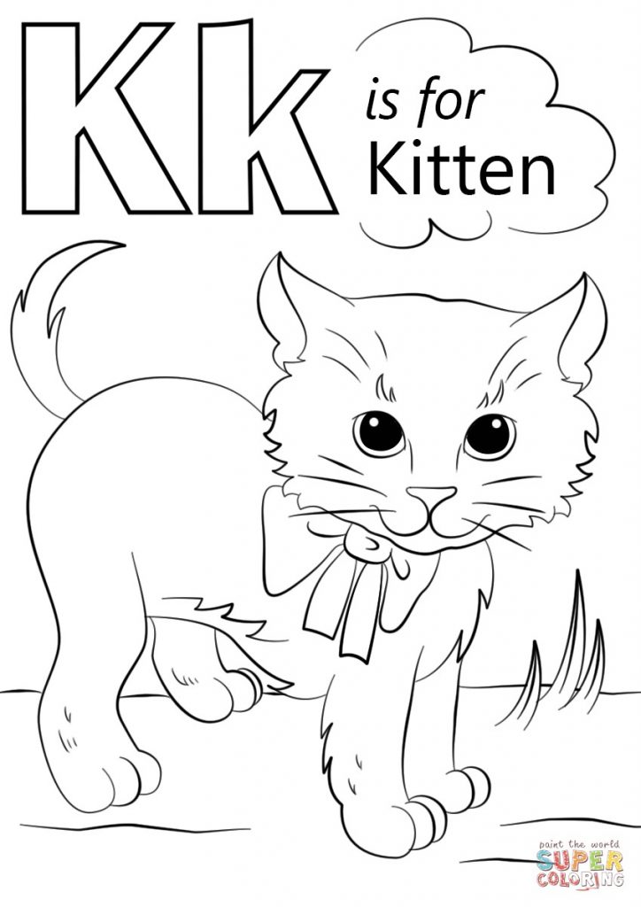 New Letter K Coloring Pages 32 724x1024 New Letter K Coloring Pages 32