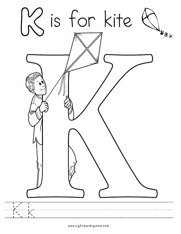 Letter K Coloring Page Coloring Pages For Preschoolers Coloring 612x790 Letter K Coloring Page Coloring Pages For Preschoolers Coloring
