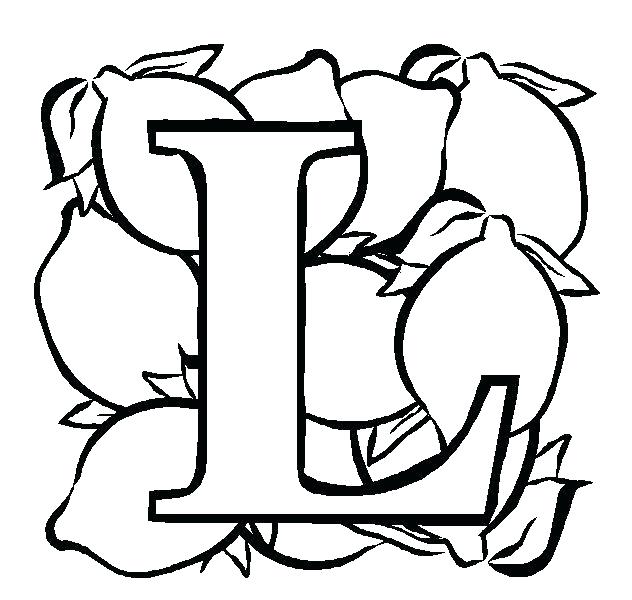 Letter L Coloring Pages Alphabet Of Children Colouring Pages L 632x600 Letter L Coloring Pages Alphabet Of Children Colouring Pages L