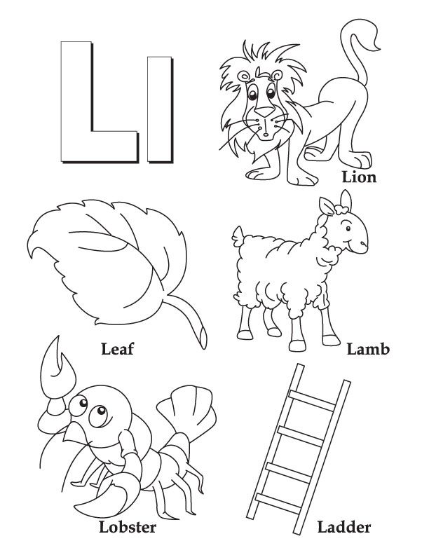 Letter L Coloring Page Homeschool Worksheets, Pre 612x792 Letter L Coloring Page Homeschool Worksheets, Pre