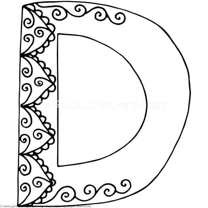 Letter D Coloring Sheet Flower Inspired Alphabet Letter D Coloring 700x700 Letter D Coloring Sheet Flower Inspired Alphabet Letter D Coloring