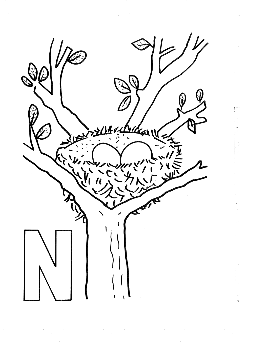 Genuine Letter N Coloring Sheet 5 Best Images 1020x1320 Genuine Letter N Coloring Sheet 5 Best Images