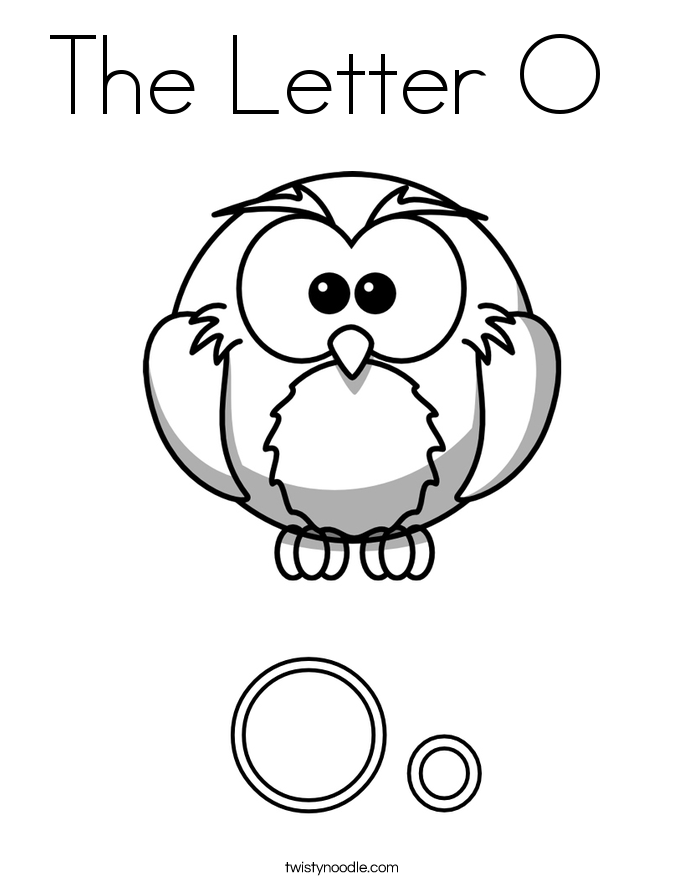 685x886 Letter O Coloring Pages