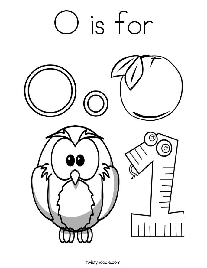 685x886 Letter O Coloring Pages