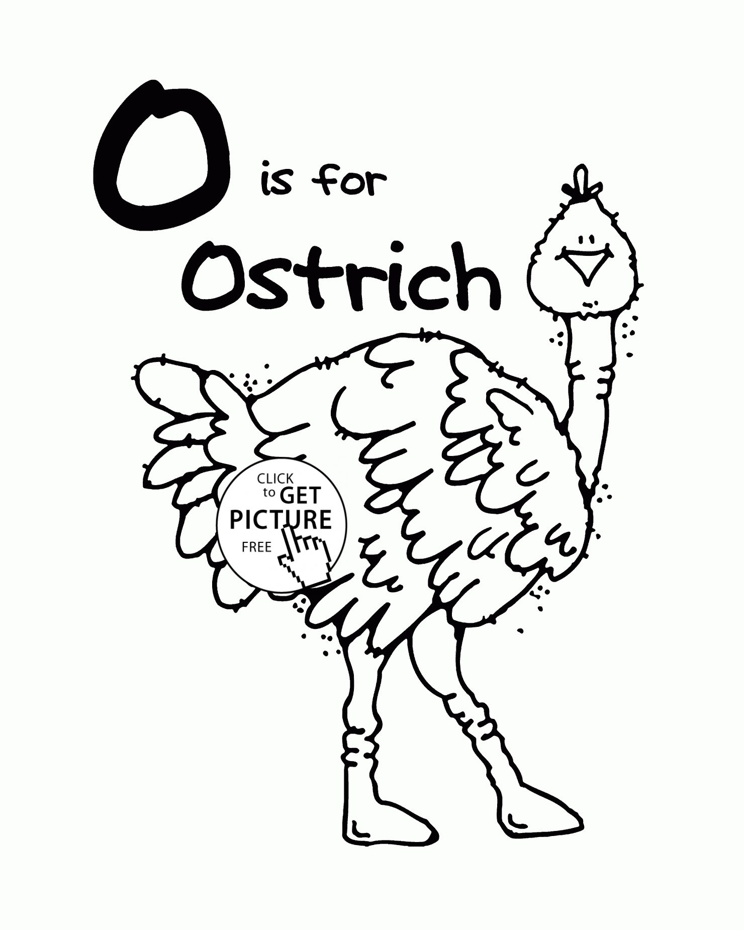 1480x1850 Letter O Coloring Pages Printable Image