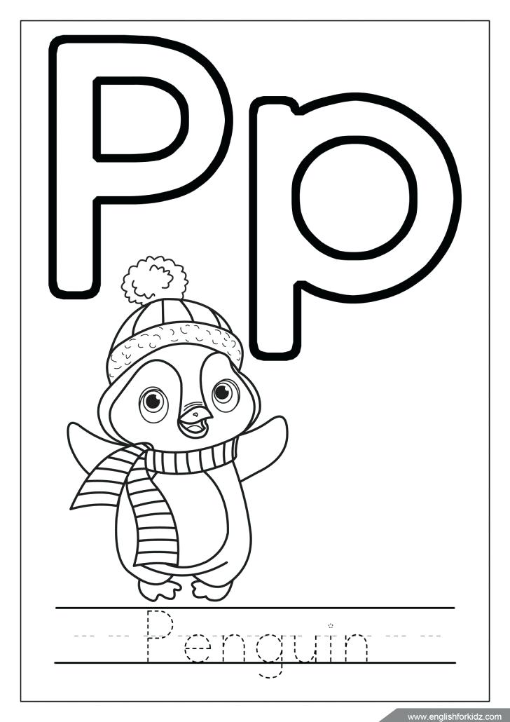 728x1030 P Coloring Pages Letter P Coloring Pages Letter D Coloring Page