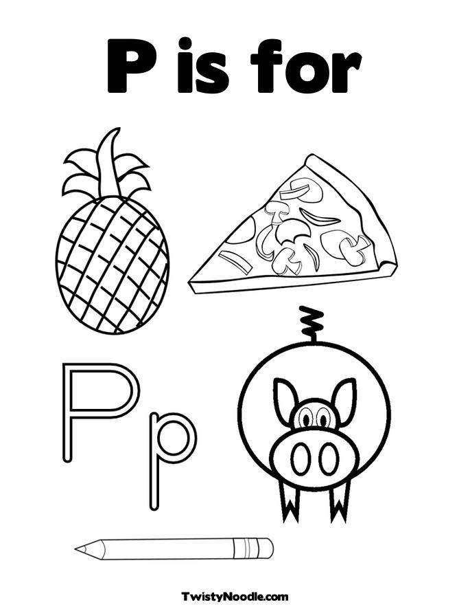 685x886 P Coloring Pages Wonderful Letter P Coloring Page 38