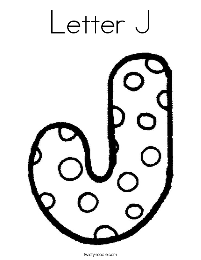 685x886 Letter J Coloring Page Printable