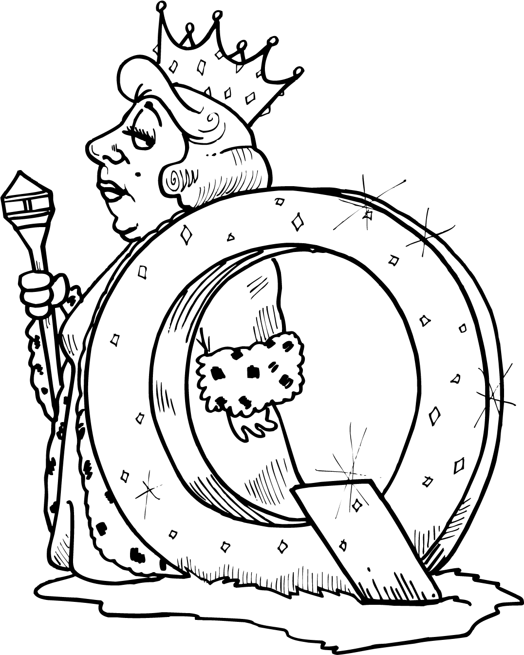 1076x1344 Letter Q Printable Coloring Pages For Kids