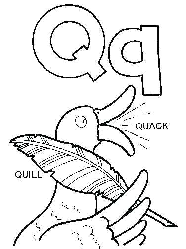 376x504 Letter Q Coloring Page Letter Q Coloring Pages Letter Q Coloring
