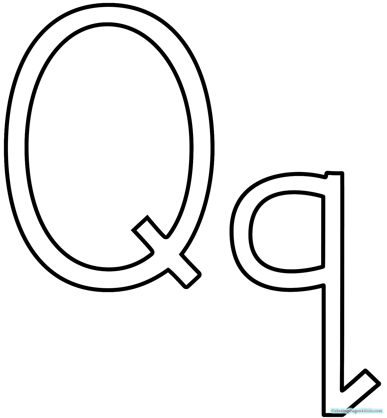 1575x1700 Letter Q Coloring Pages Preschool Coloring Pages For Kids