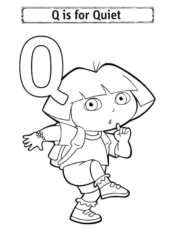 600x775 Letter Q Coloring Sheet Alphabet Coloring Pages Q For Queen Letter
