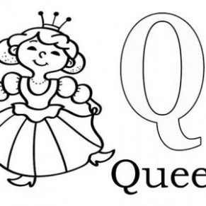 291x291 Peaceful Design Letter Q Coloring Pages Capital And Small