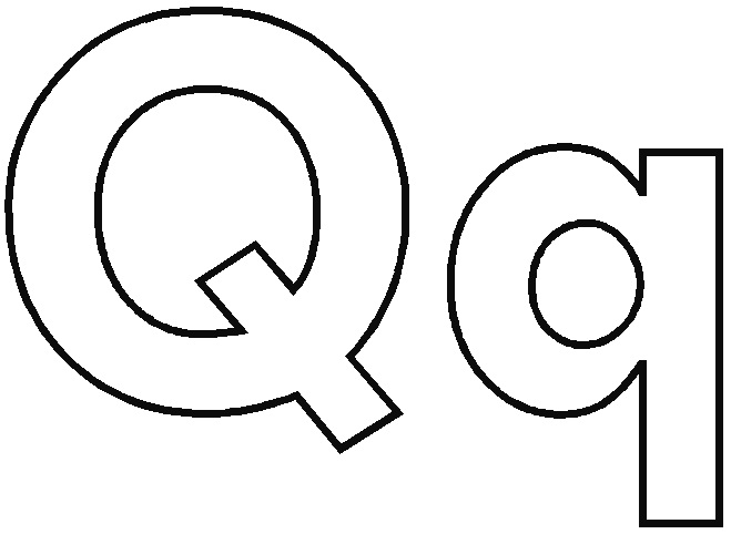 659x482 Printable Letter Q